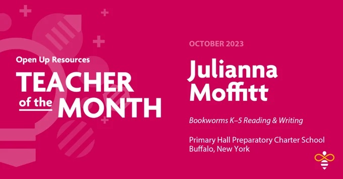 Moffitt Selected as National Teacher of the Month for October 2023