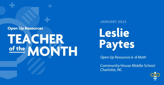 Paytes Selected as National Teacher of the Month for January 2023